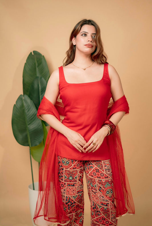 Zara Kurti Pants Set