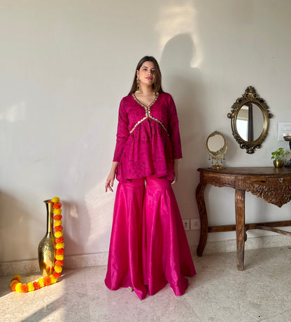 Desi Diva Sharara set