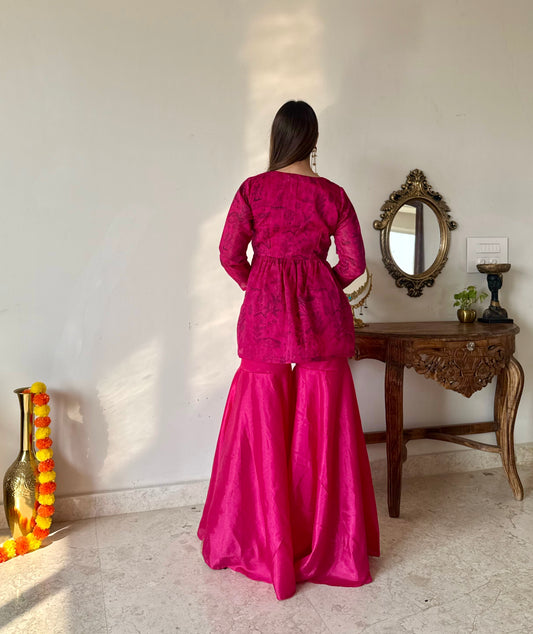 Desi Diva Sharara set