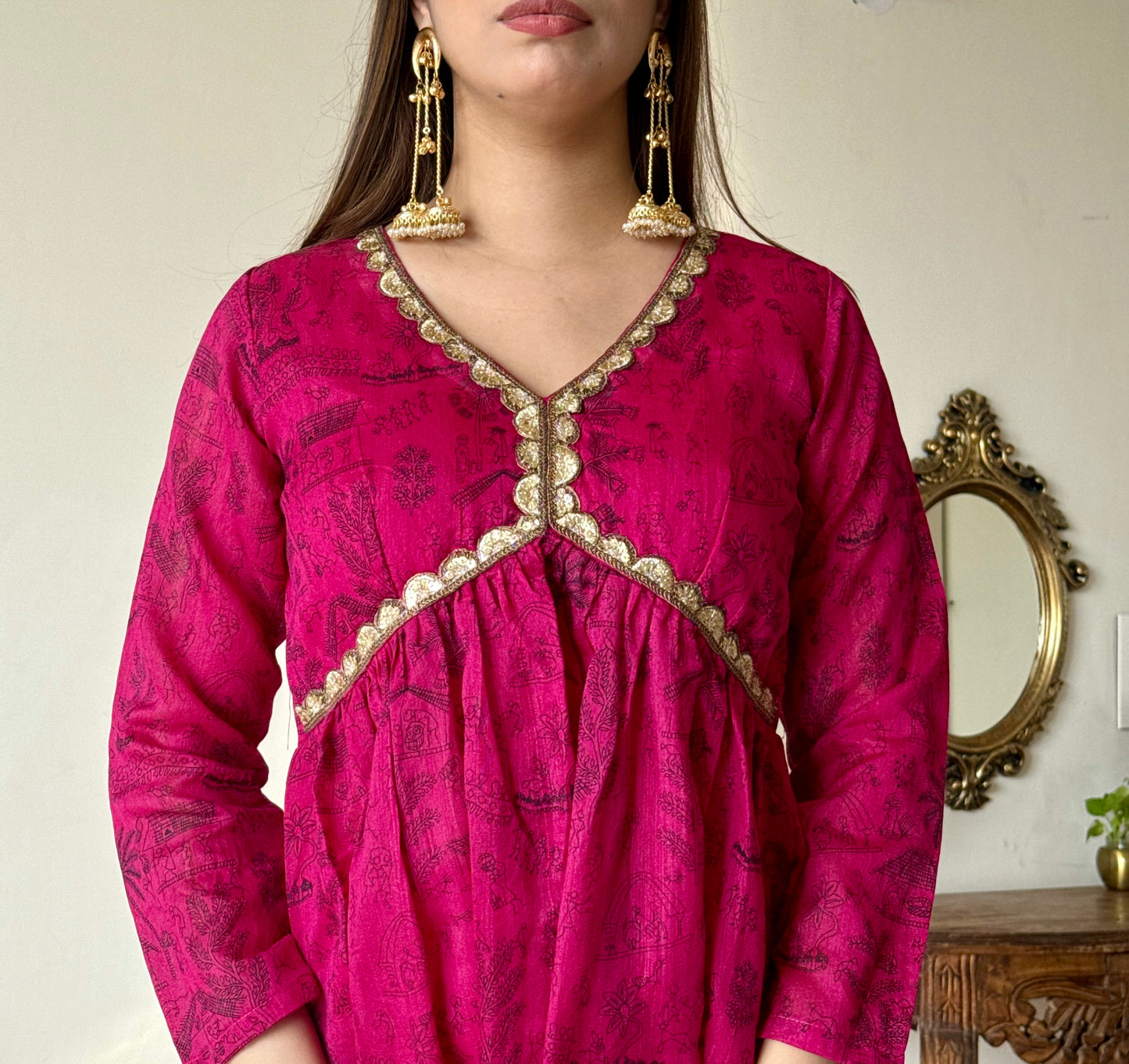 Desi Diva Sharara set