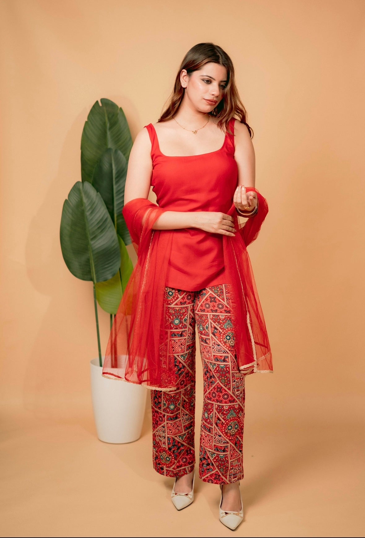 Zara Kurti Pants Set