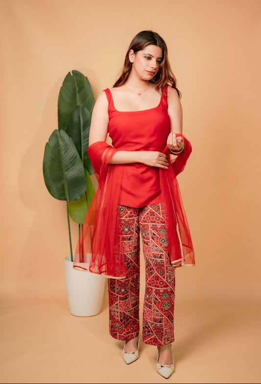Zara Kurti Pants Set