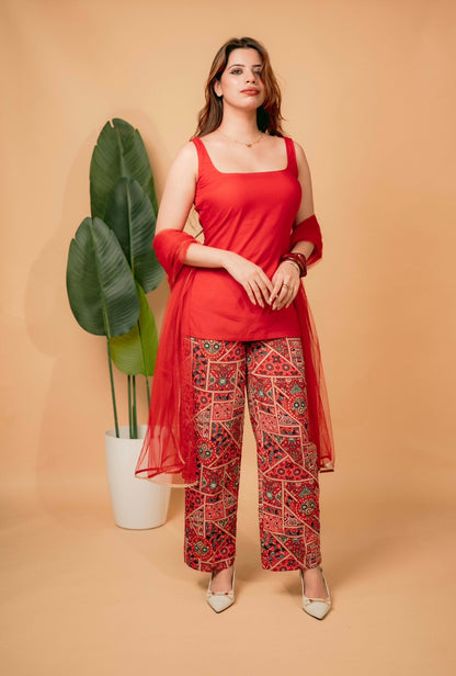 Zara Kurti Pants Set