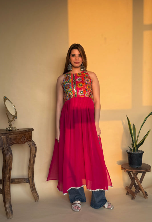 Amara backless kurti