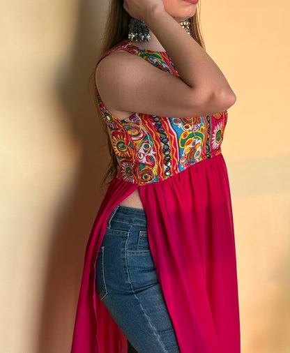 Amara backless kurti